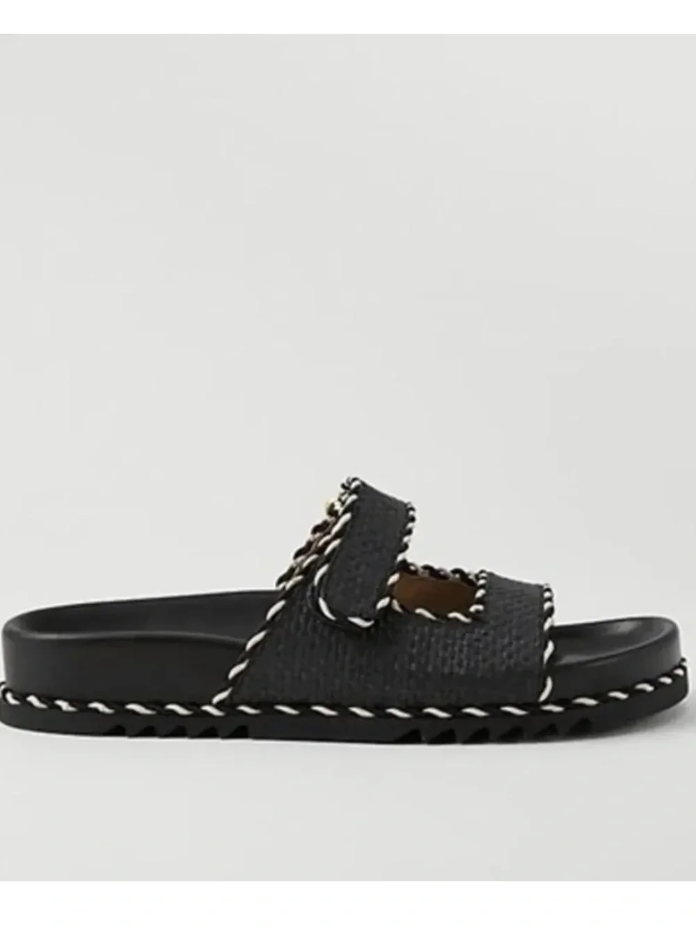 ANN TAYLOR Weekend Collection Straw Sport Sandals Sz 8.5